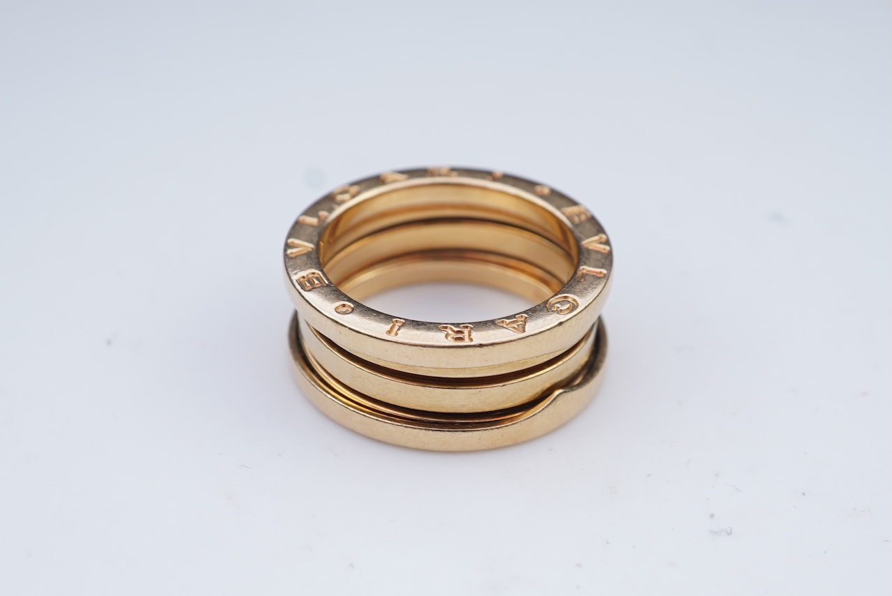 Bulgari, a gold 'B-ZERO' ring